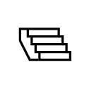 Architectural concrete walls, stairs and pathways