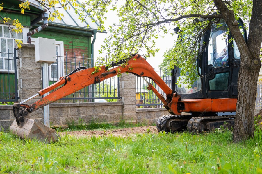 Excavator in North Vancouver